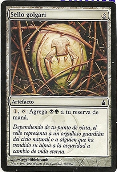 Magic Ravnica sello golgari 262/306 español